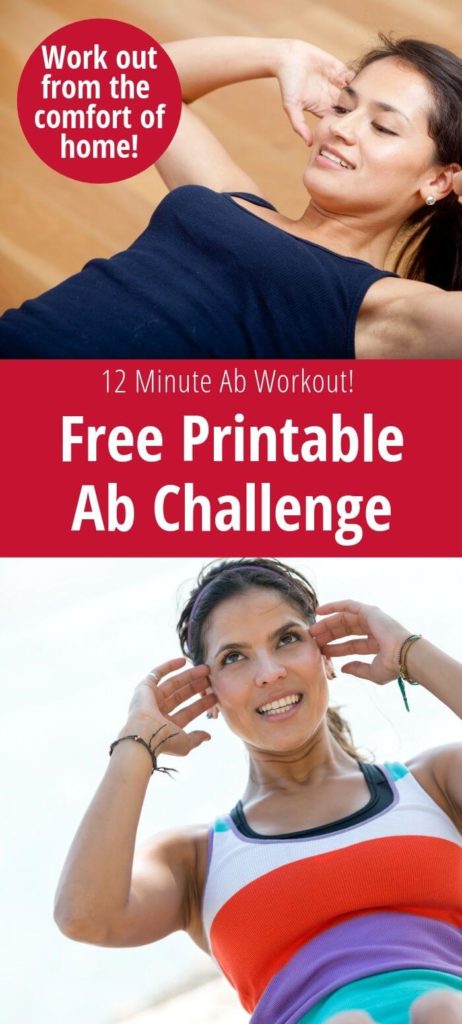 30 Day Ab Challenge  12 Minute Ab Workout : My Crazy Good Life