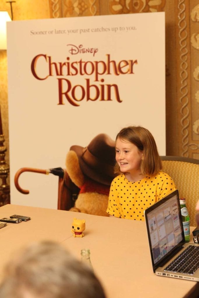 Interview with Bronte Carmichael of Christopher Robin