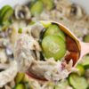 This is a healthy cream of chicken soup that can be made both dairy free and gluten free. A 21 Day Fix friendly cream of chicken soup that the whole family will love! Healthy Soup Recipe | Cream of Chicken Soup | 21 Day Fix Cream of Chicken Soup | Dairy Free Cream of Chicken Soup #21DayFix #2BMindset #healthyrecipes #soup