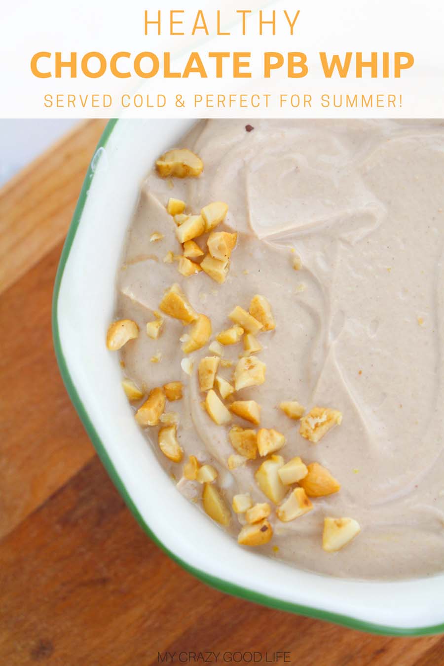Chocolate Peanut Butter Wonder Whip is a healthy dessert. It's rich in protein, no bake, and easy to make. A perfect combo of flavors help to fight cravings! 2B Mindset Dessert | Wonderwhip | 21 Day Fix Dessert | Healthy Desserts #2bmindset #protein #21dayfix #healthydessert #beachbody