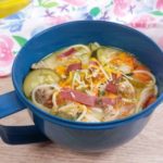 If you love Crack Chicken, you're going to love this homemade Crack Chicken Noodle Soup Recipe! The mix of cheese, bacon, and ranch in this comforting homemade soup is perfect on a chilly day. This is healthy Crack Chicken Soup, so you won't feel bad about saving the leftovers to eat all week! Cracked Out Chicken | Instant Pot Crack Chicken Soup | Slow Cooker Crack Chicken Soup | Healthy Soup Recipe #21dayfix #healthy #weightloss #weightlossrecipes #2bmindset #beachbody #healthysoup