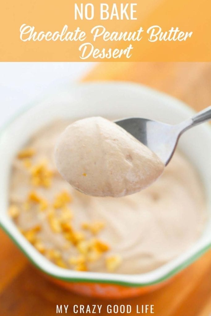 Chocolate Peanut Butter Wonder Whip is a healthy dessert. It's rich in protein, no bake, and easy to make. A perfect combo of flavors help to fight cravings! 2B Mindset Dessert | Wonderwhip | 21 Day Fix Dessert | Healthy Desserts #2bmindset #protein #21dayfix #healthydessert #beachbody