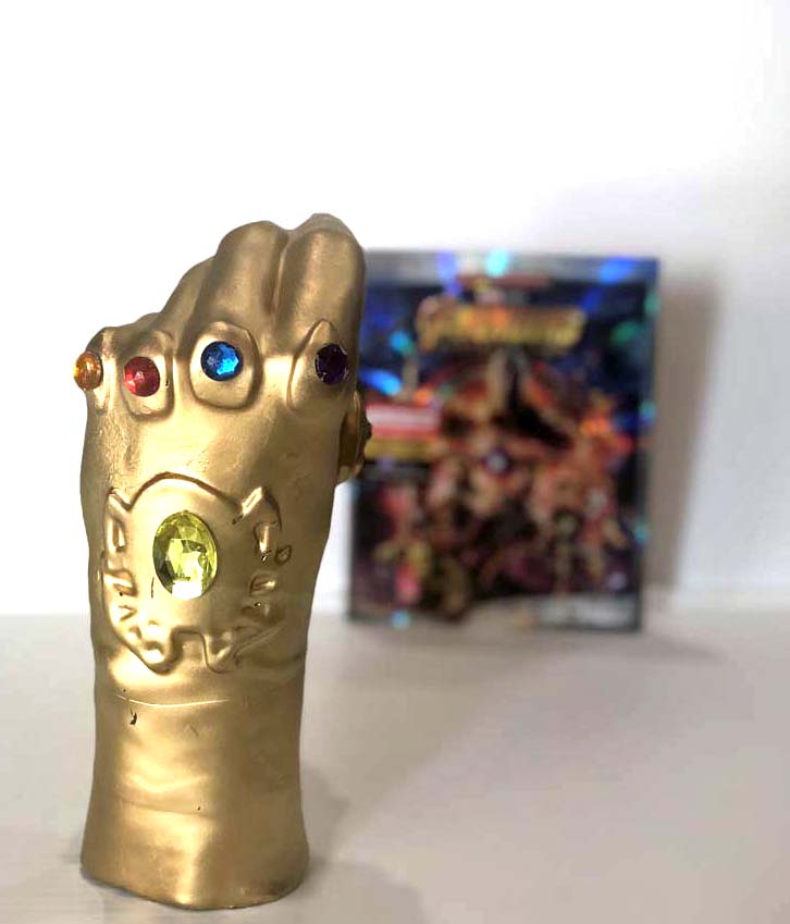 Madame Tussauds Wax Infinity Gauntlets