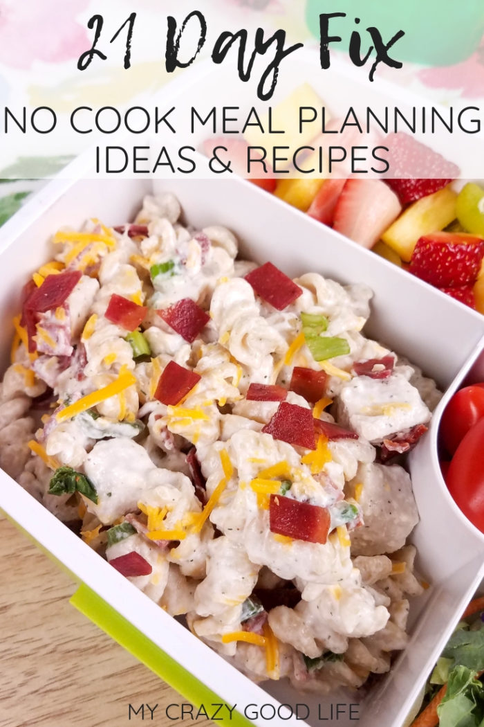 21 Day Fix no cook meal planning ideas will help you keep healthy meals on the table with less stress! No hassle breakfast, lunches, and dinners that are 21 Day Fix friendly and require no cooking throughout the week. 21 Day Fix No Cook Meals | Healthy Meals #21dayfix #beachbody #nocook