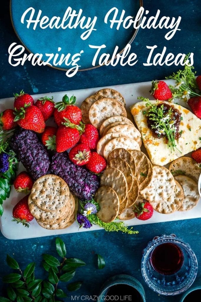 Healthy Grazing Tables are the new Buffet Tables! Perfect for helping you stay on track with weight loss at holiday parties! These Holiday Grazing Table Ideas are healthy finger foods that your guests can graze during your party. Grazing Table Recipes | Grazing Table Appetizers | Grazing Table Foods