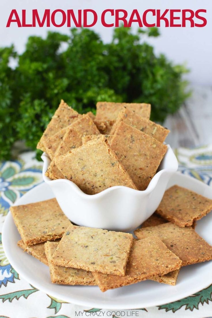 Healthy Cracker Recipe Herb Crackers My Crazy Good Life