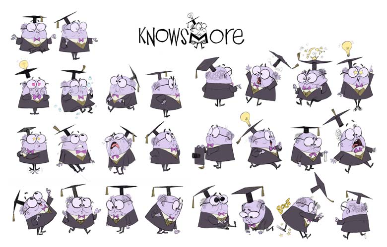 KnowsMore Character Variations