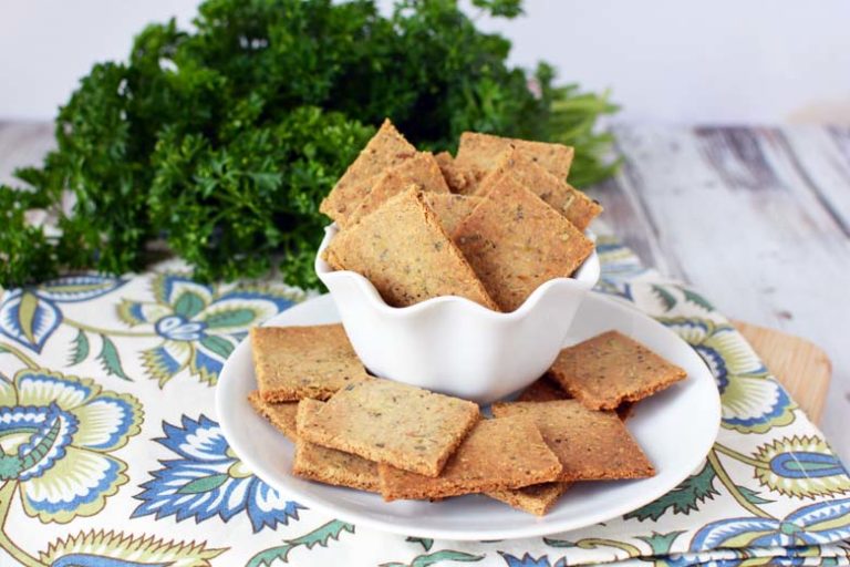 Herb Crackers | Healthy Homemade Crackers