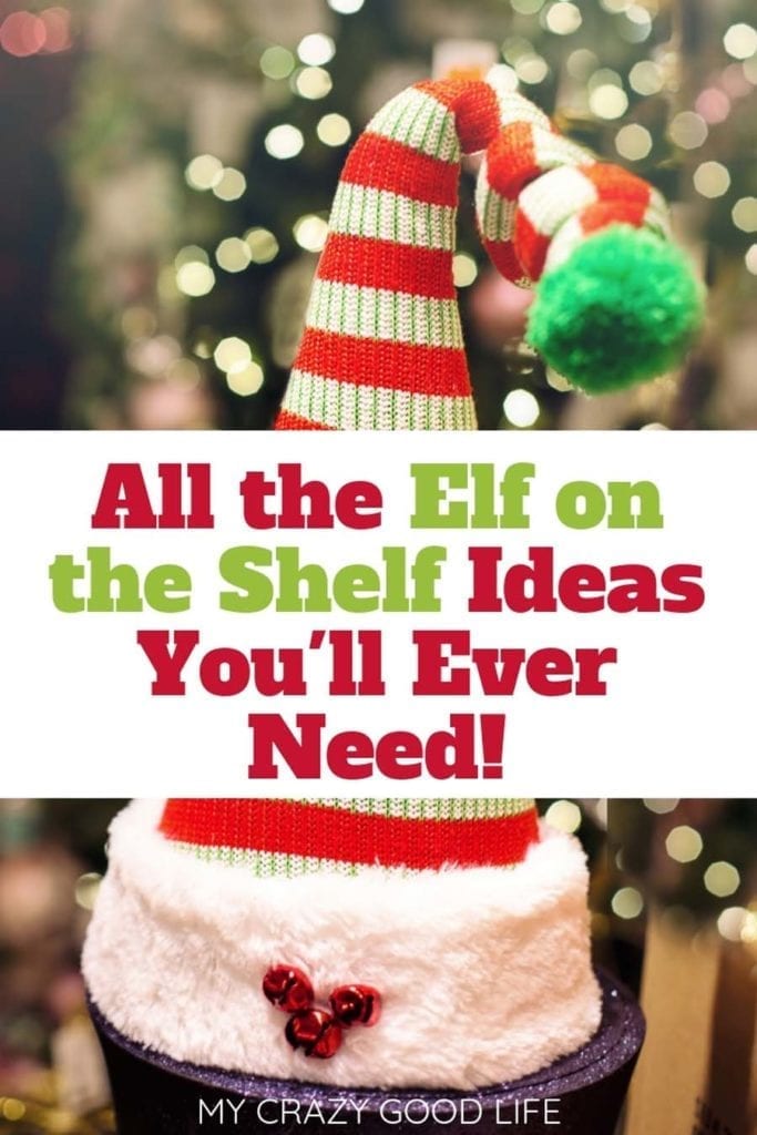 These Elf on the Shelf ideas are great to save and refer to all season! Make new holiday traditions for your family with the elf! I'm always looking for fun and easy elf on a shelf ideas, and we have had a lot of fun with ours! Christmas Tradition | Elf Ideas #elfontheshelf