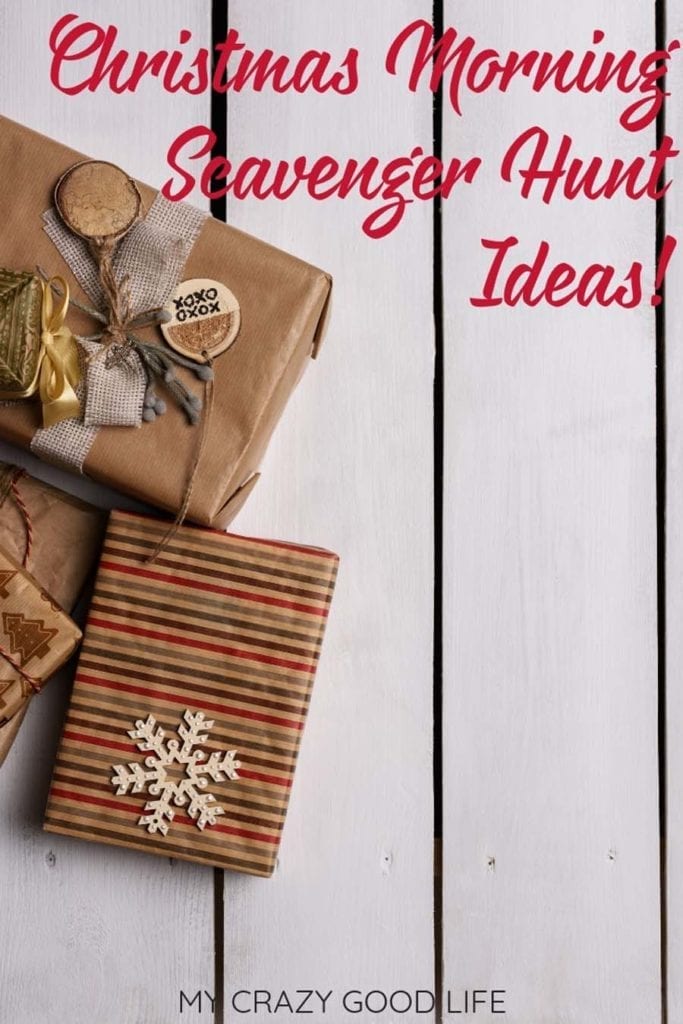 These Christmas Scavenger Hunt ideas are great family Christmas tradition! Kids love finding clues that lead to gifts–and it's a way to make present time last longer. Holiday Scavenger Hunts are good for older kids who typically ask for less gifts! Scavenger hunt clues | Scavenger Hunt Riddles | Scavenger Hunt Ideas | Holiday Scavenger hunt #scavengerhunt #kids
