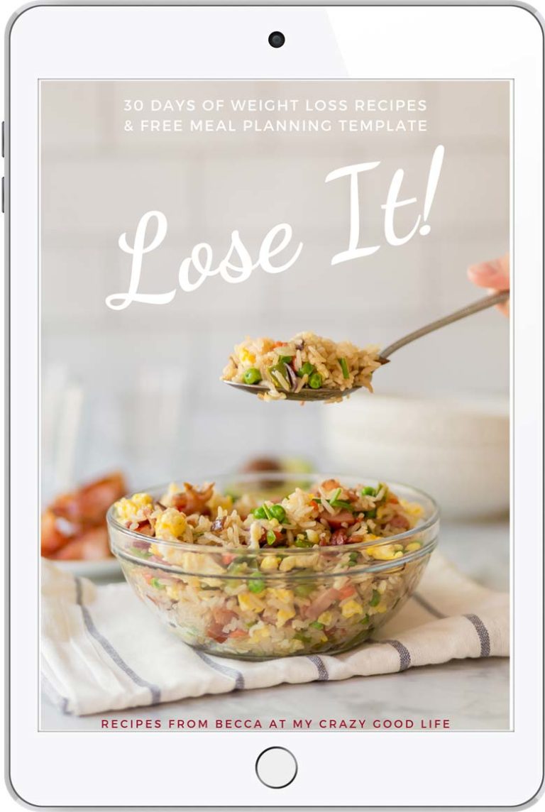 Lose It! 30 Weight Loss Recipes and Meal Planning Template