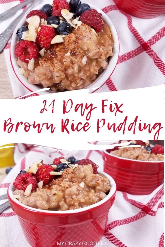 This Healthy Rice Pudding uses almond milk and cinnamon for a hearty and satisfying taste. Make it in a crockpot, the Instant Pot, or on the stove for a delicious and easy breakfast recipe. Easy Brown Rice Pudding | Instant Pot Rice Pudding | Crockpot Brown Rice Pudding | 21 Day Fix Brown Rice Pudding | Easy Brown Rice Pudding | Instapot Brown Rice Pudding #21dayfix #instantpot #pudding 