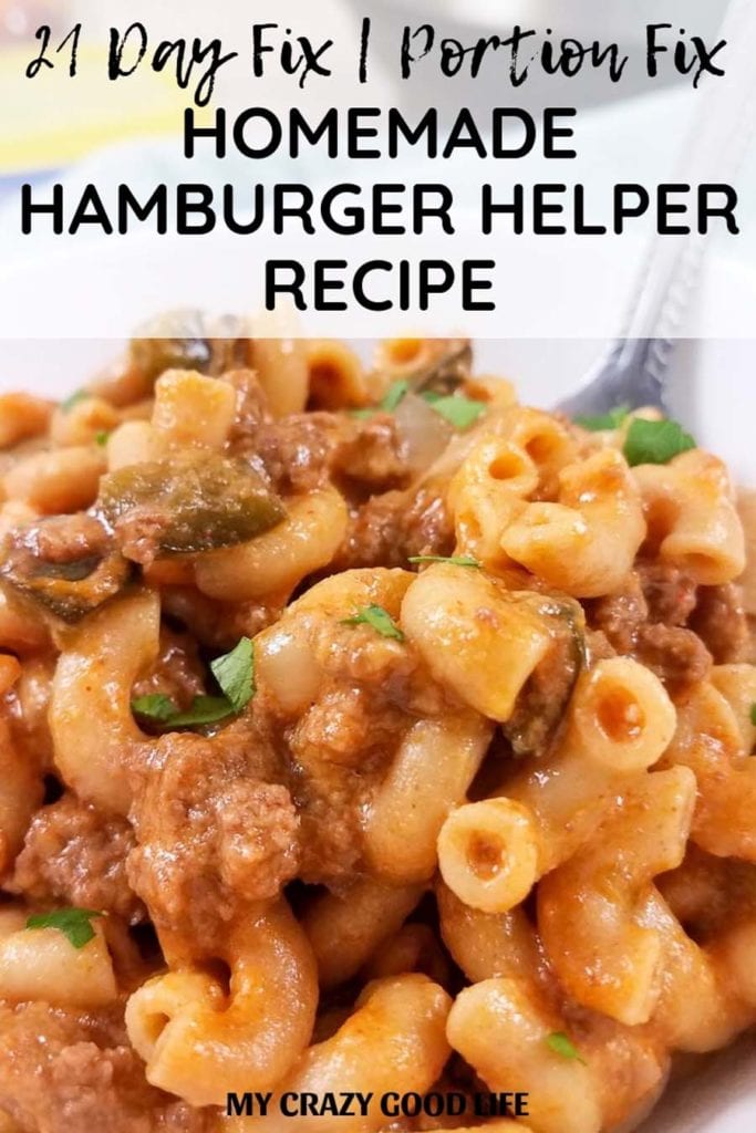 Healthy Homemade Hamburger Helper Recipe - My Crazy Good Life