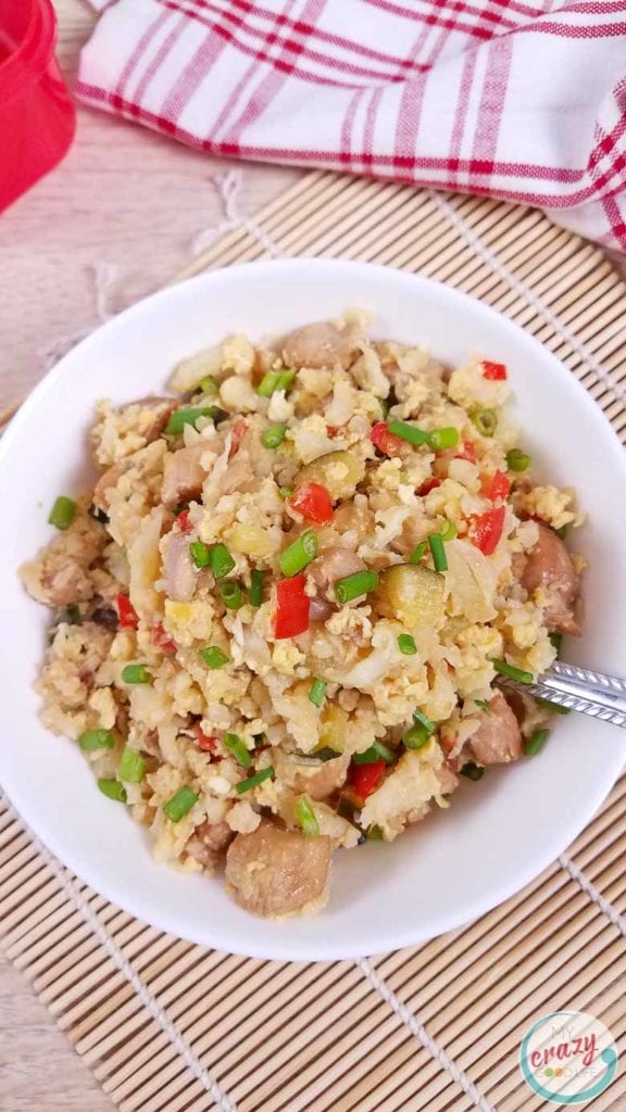 easy cauliflower fried rice for dinner