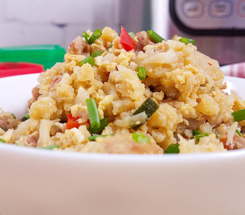 instant pot cauliflower rice and chicken