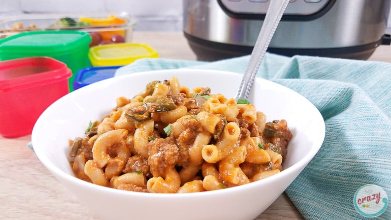 This spicy hamburger helper with green chilies is homemade and delicious! Just as easy as the boxed stuff, but healthier and tastes better! This Cheesy Mac is a great one pot dinner that you can make as spicy as you like.