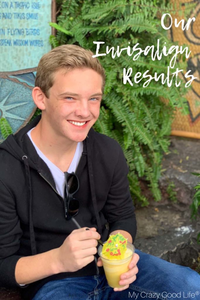 Jack at DIsneyland eating a Dole Whip