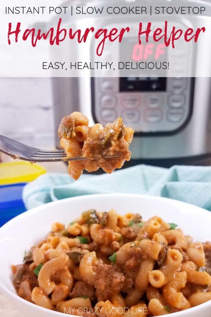 Healthy Homemade Hamburger Helper Recipe My Crazy Good Life