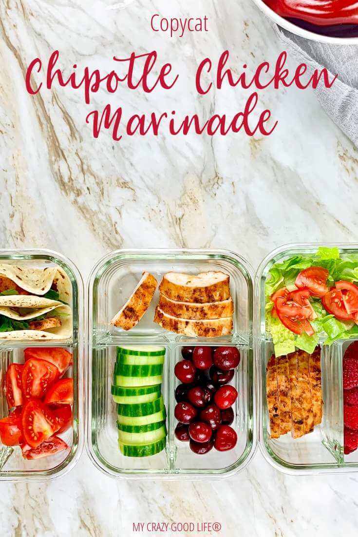 image with text of chipotle chicken