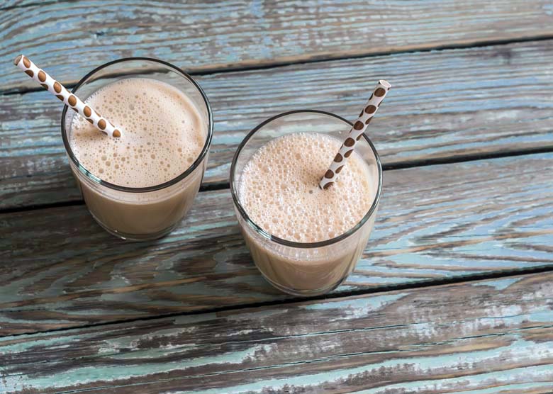 Chocolate Shakeology in a cup