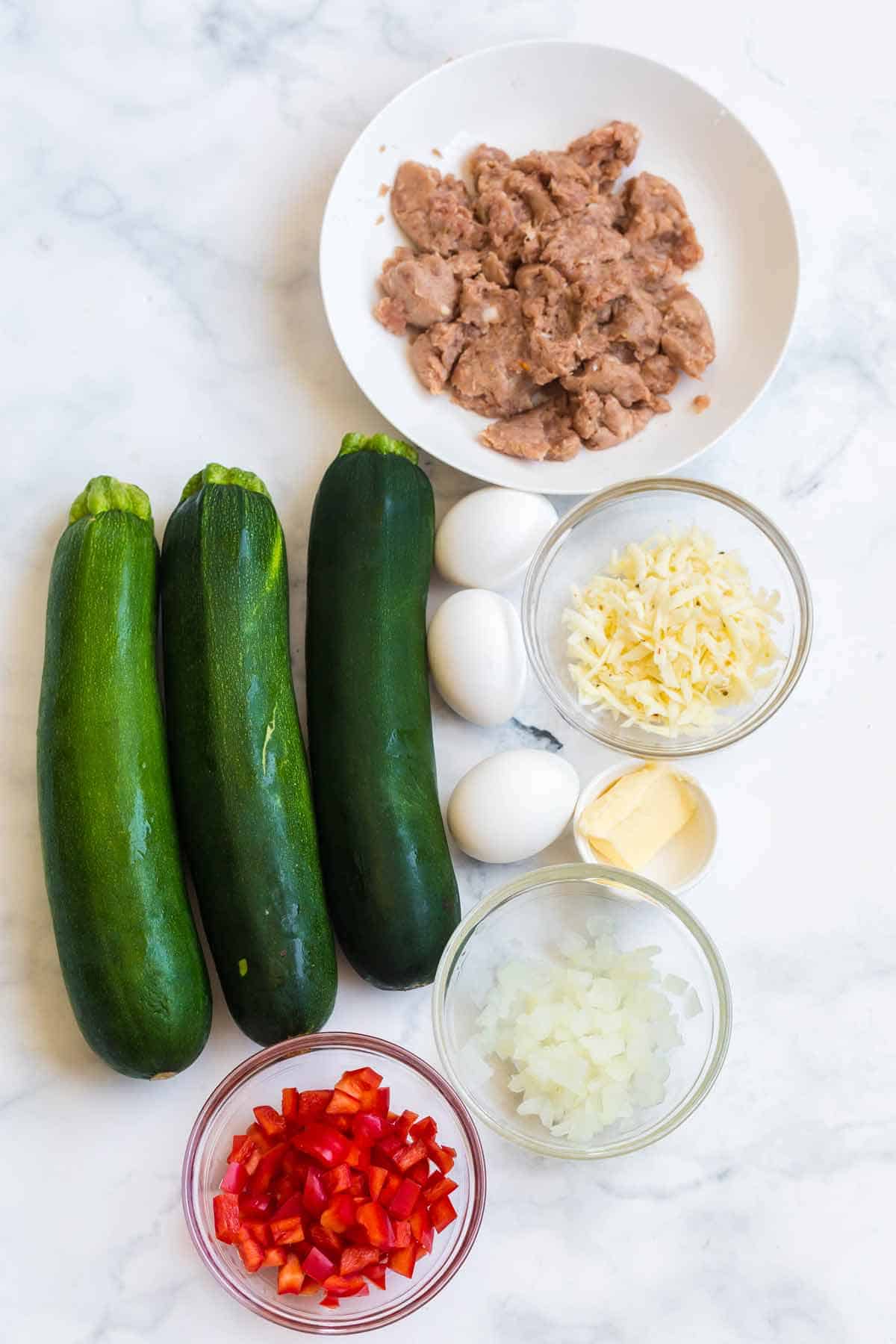Zucchini Breakfast Casserole with Sausage & Egg My Crazy Good Life