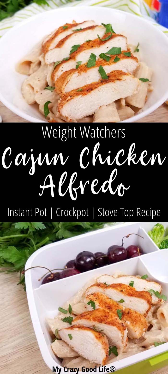Cajun Weight Watchers Chicken Alfredo My Crazy Good Life