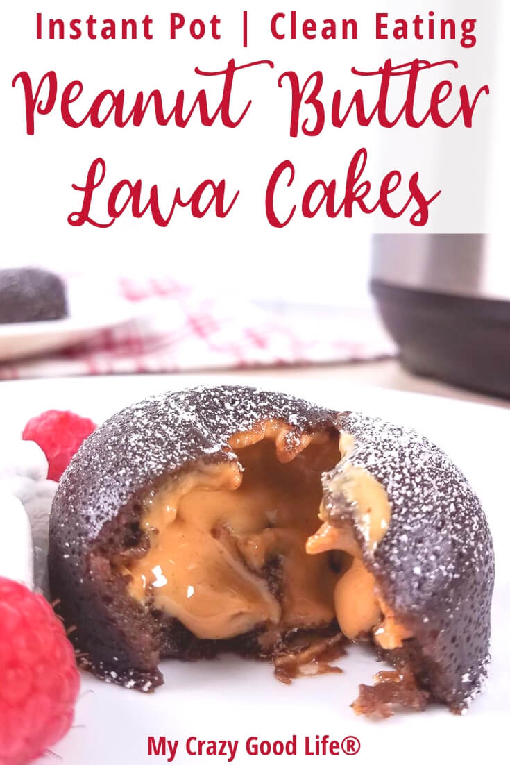 image with text of inside of peanut butter lava cake