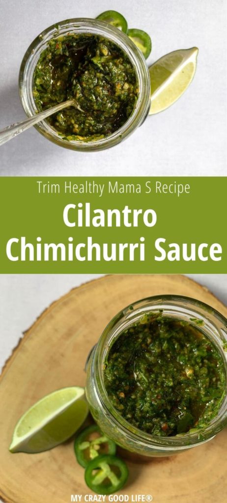 THM Pin for cilantro Chimichurri sauce