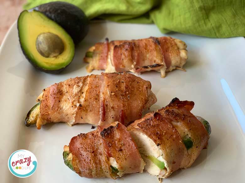 Avocado Stuffed Chicken Breast With Bacon My Crazy Good Life