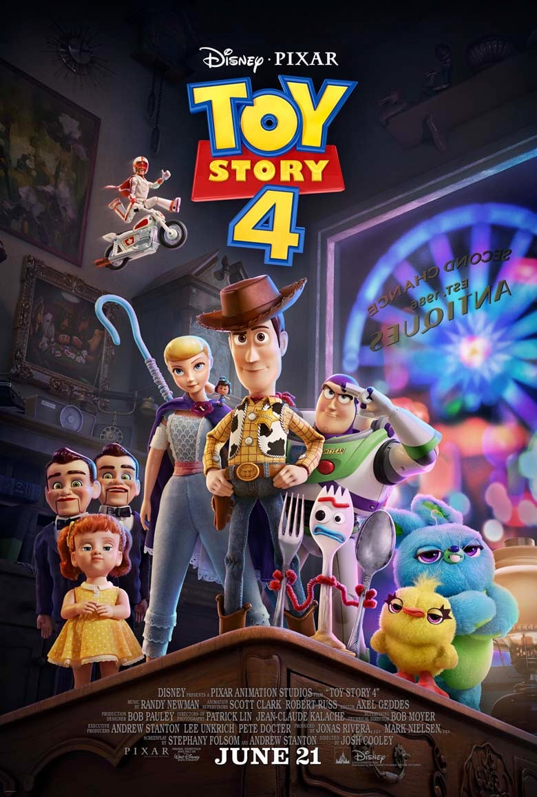 movie poster of toy story 4