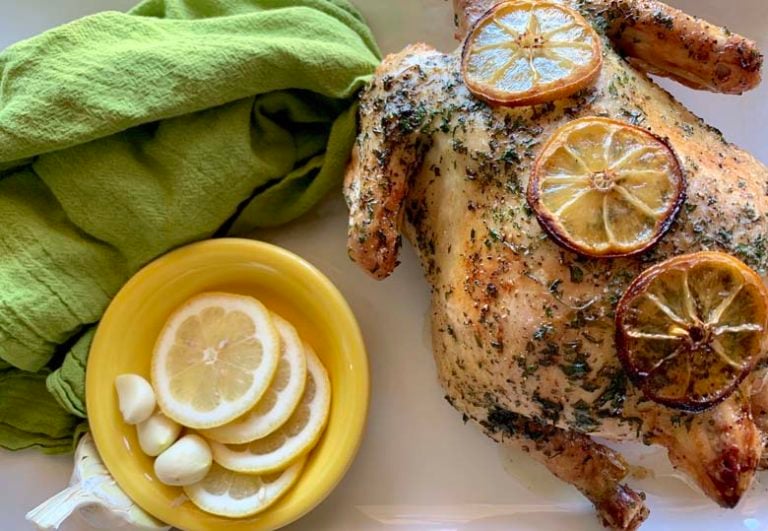 How to Make Rotisserie-Style Chicken (without a rotisserie!)