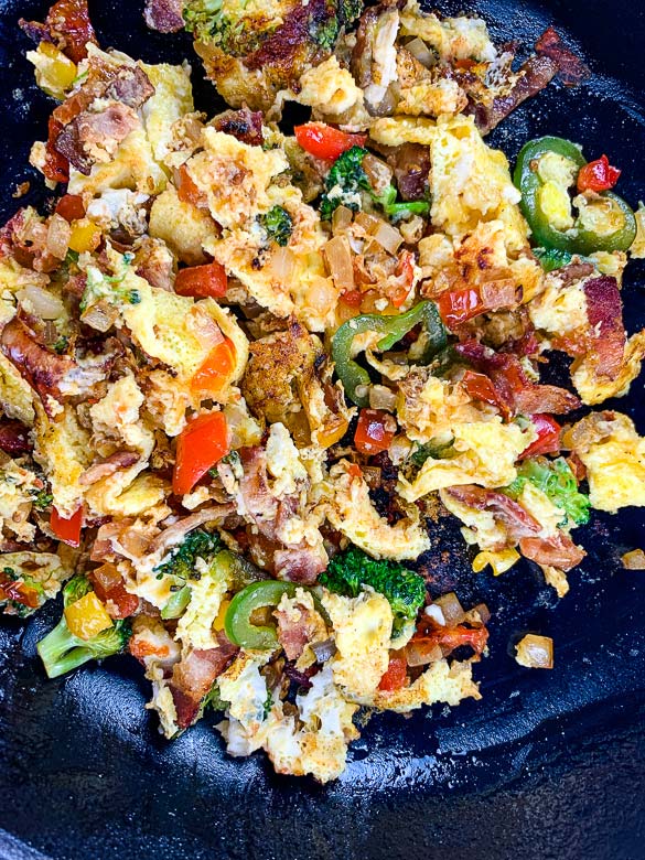 filling (cooked) for breakfast tacos