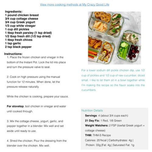 Meal Prep Recipes: More Than 20 Easy to Print & Easy to Prep Recipes