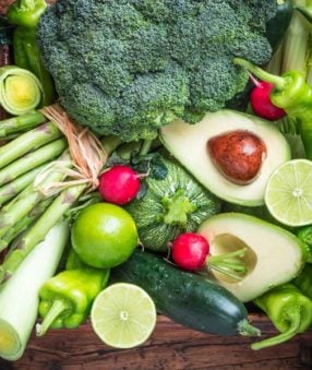image of vegetables, mostly green