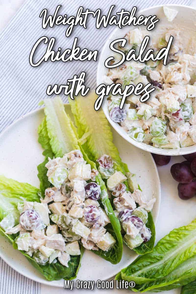 Weight Watchers Chicken Salad with Grapes | My Crazy Good Life