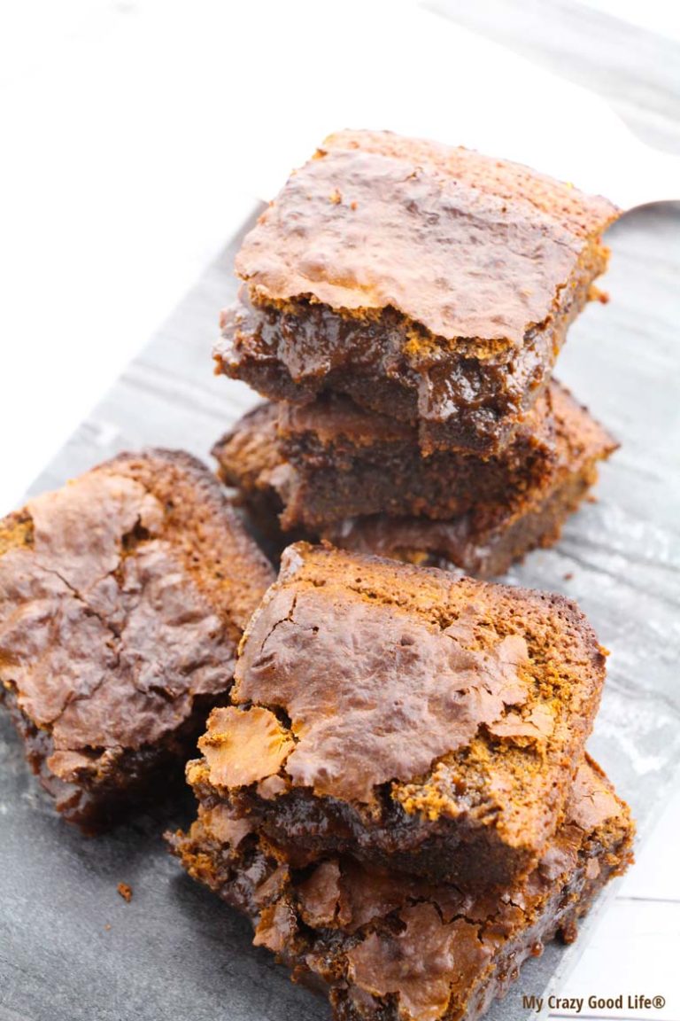 Fudgy Espresso Brownies Coffee Brownies My Crazy Good Life