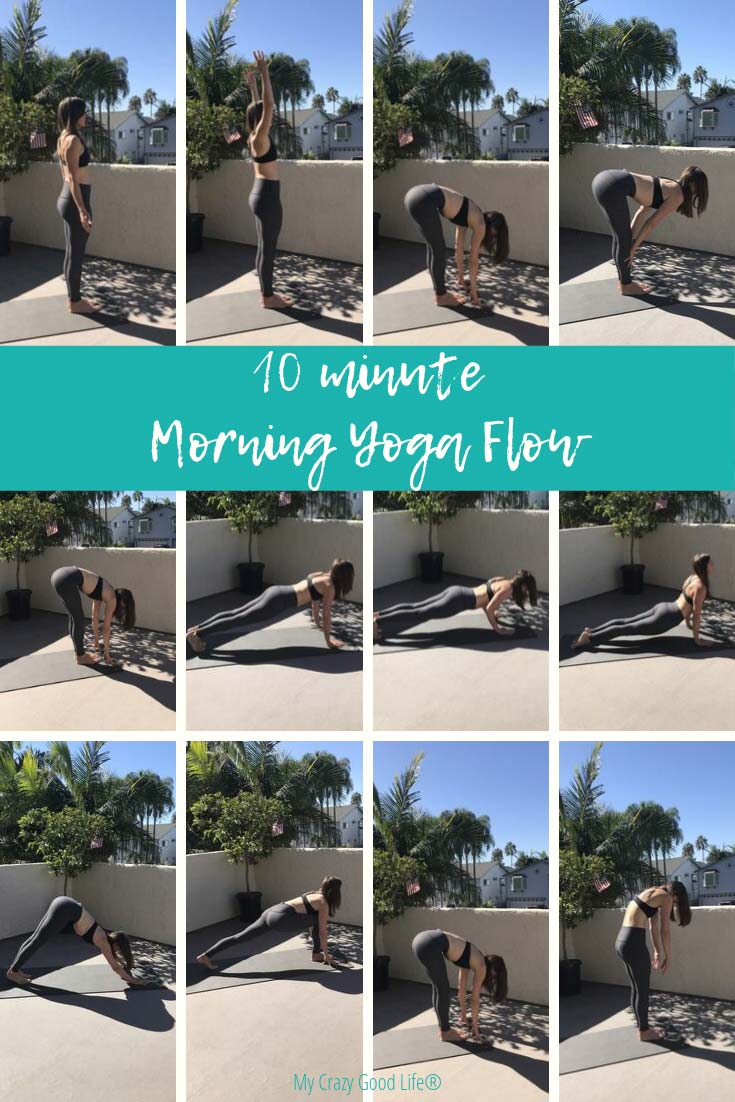 10 Minute Yoga Workout for Beginners : My Crazy Good Life