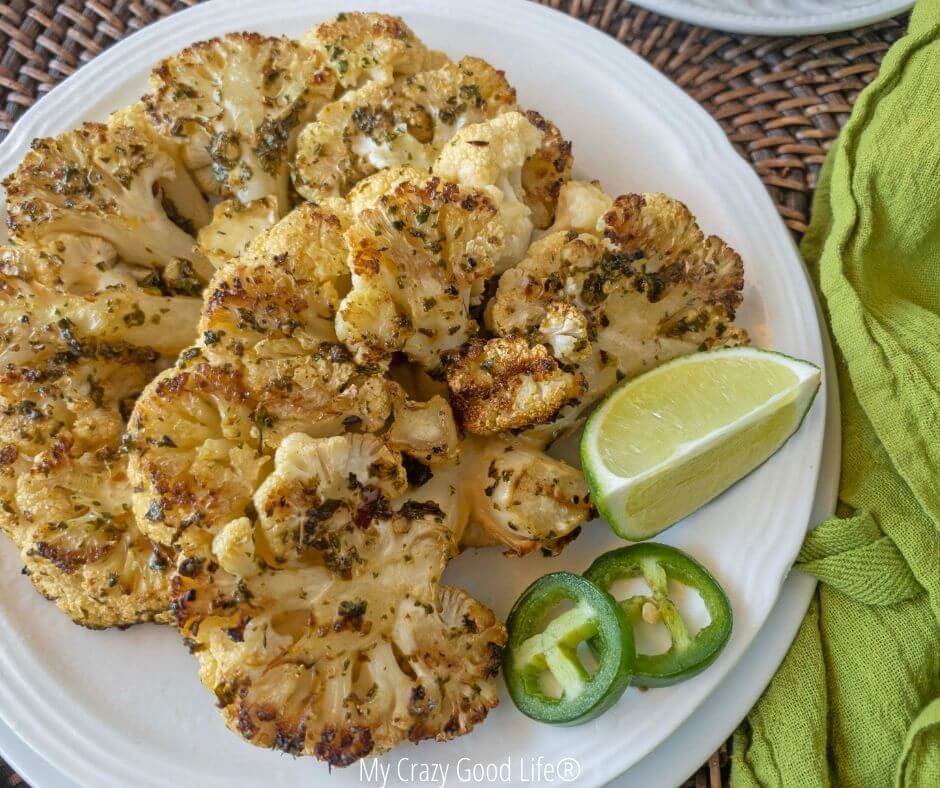 cauliflower steaks finished.