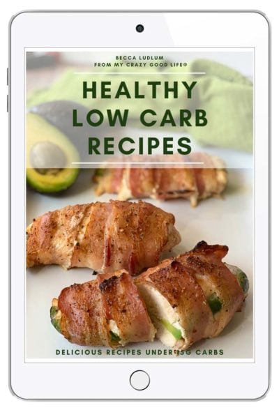 book cover on iPad, cover shows an image of an ipad screen and bacon wrapped chicken breast