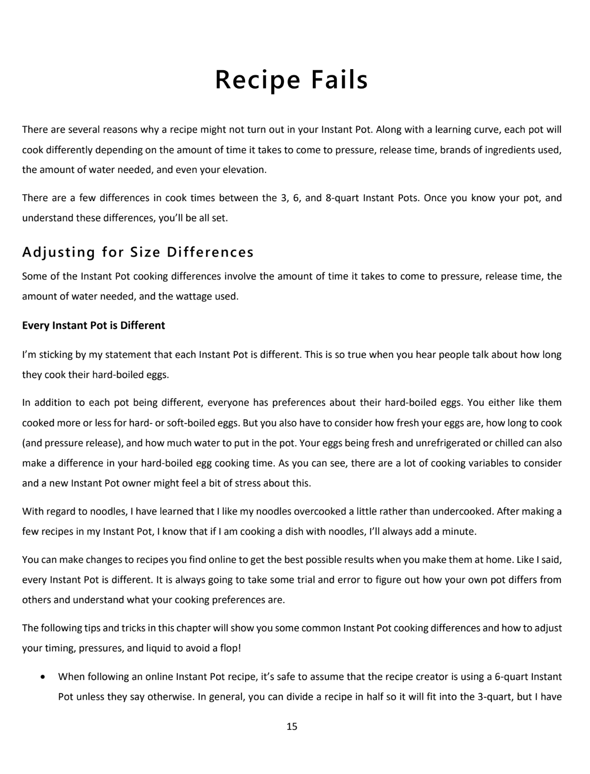 How To Use Your Instant Pot eBook! My Crazy Good Life