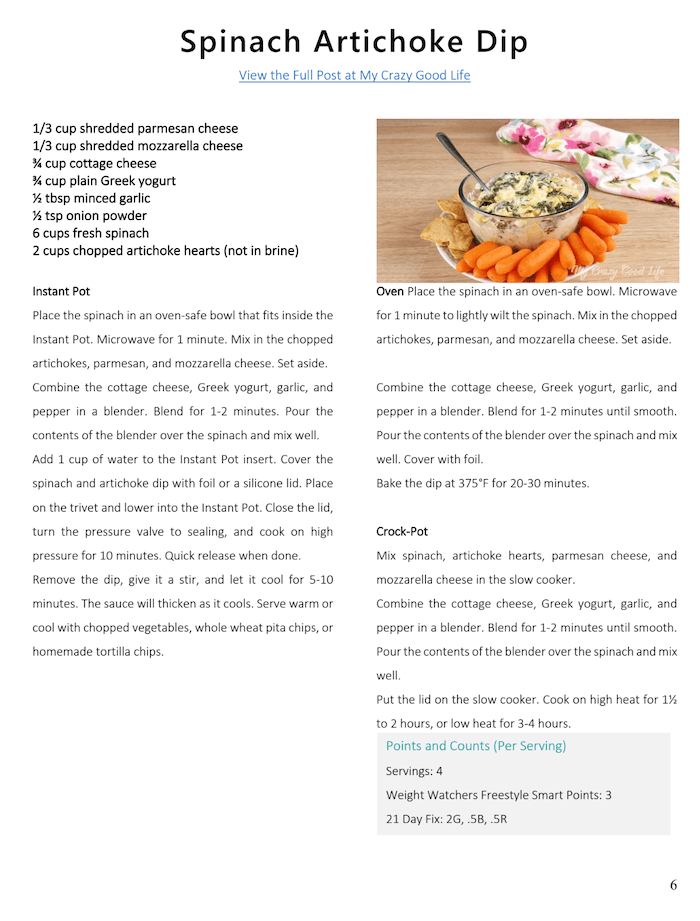 another sample recipe from the ebook delicious dinner recipes
