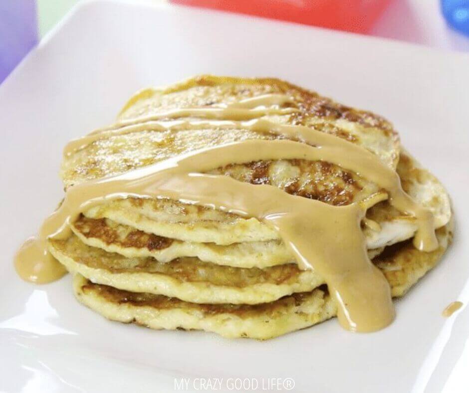 Banana pancakes recipe for Weight Watchers zero point breakfasts.