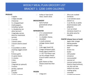 Container Based Portion Control Meal Plan B : My Crazy Good Life