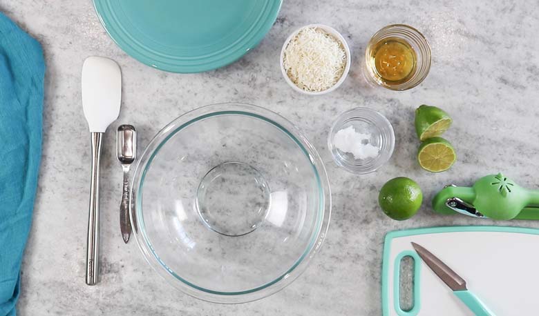 overhead shot of the ingredients needed for this recipe