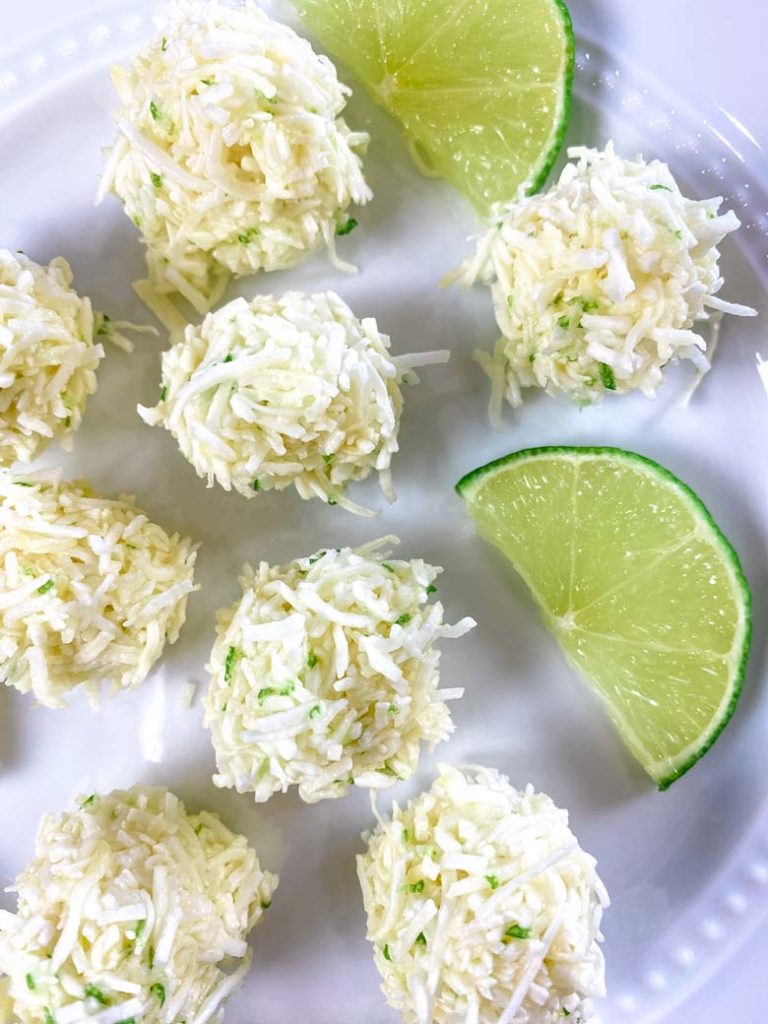 Lime Coconut Bites | An Easy Coconut Dessert!