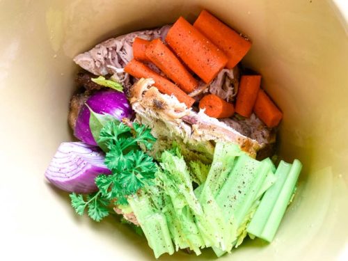 Homemade Turkey Carcass Soup Recipe : My Crazy Good Life