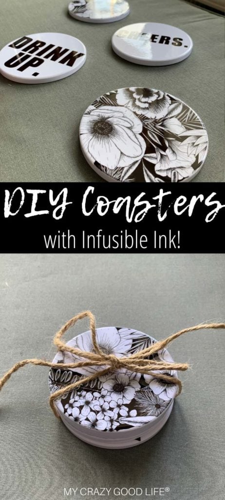 How To Make DIY Coasters with Cricut Infusible Ink Markers - Mamma Bear Says