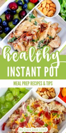 Healthy Instant Pot Meal Prep Recipes with Custom Grocery Lists!