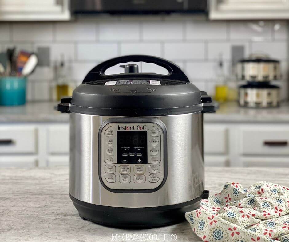 Instant Pot on the counter top.