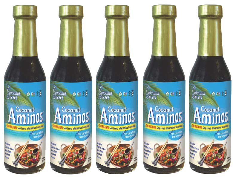 5 bottles of coconut secret aminos